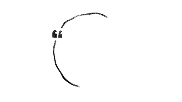 doodle czarno-białe strony rysowane szkic Speach cytat pęcherzyki. - Materiał filmowy, wideo