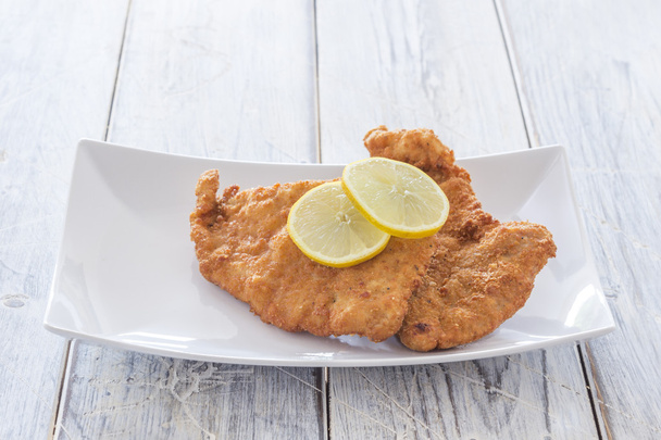 Schnitzel on a Plate - Photo, Image