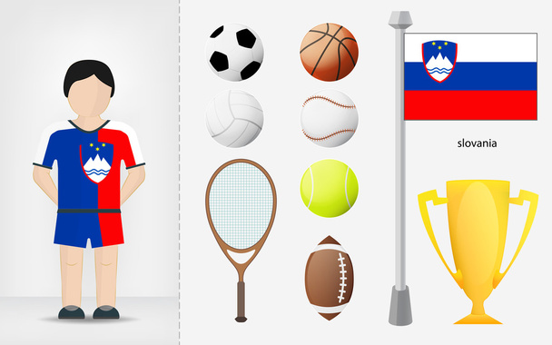 Sport Equipment Concept With Competitive Games Accessories And Sportswear  Vector Illustration Royalty Free SVG, Cliparts, Vetores, e Ilustrações  Stock. Image 37811640.