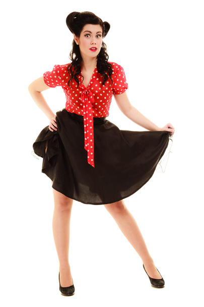 Full length of woman  in pinup style - Photo, image