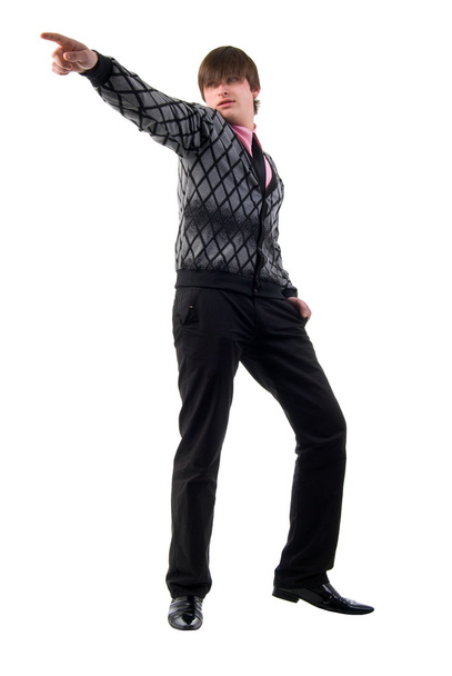 Young Adult Casual Man. Studio Shoot Over White Background. - Foto, immagini