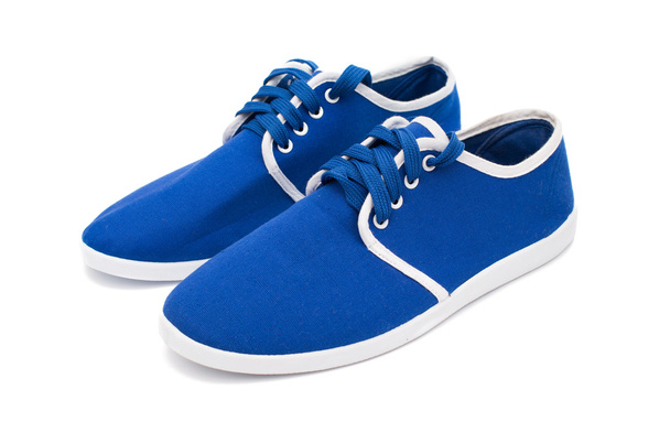 sapatos esportivos azuis
 - Foto, Imagem