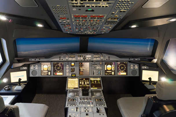 Airbus προσομοιωτή πτήσης α-380-800 - Φωτογραφία, εικόνα