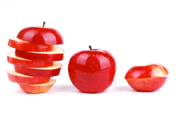 Red fresh apple - Foto, imagen