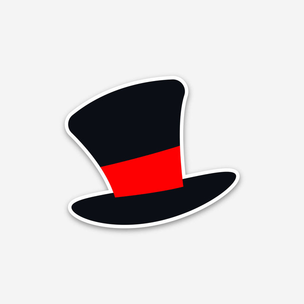 Šablona ikony gentlemanského klobouku - Fotografie, Obrázek