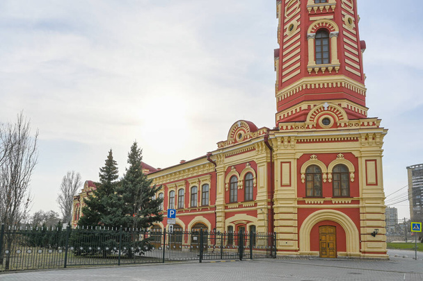 2021年6月12日-ロシア・ヴォルゴグラード市初の消防署. - 写真・画像
