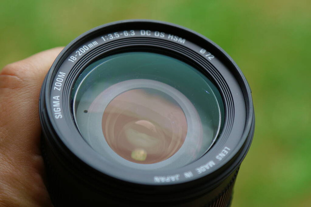 Objectif caméra zoom noir en plastique - Photo, image