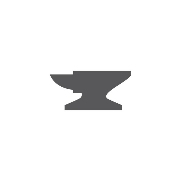 Forgeron illustration logo vecteur plat design - Vecteur, image