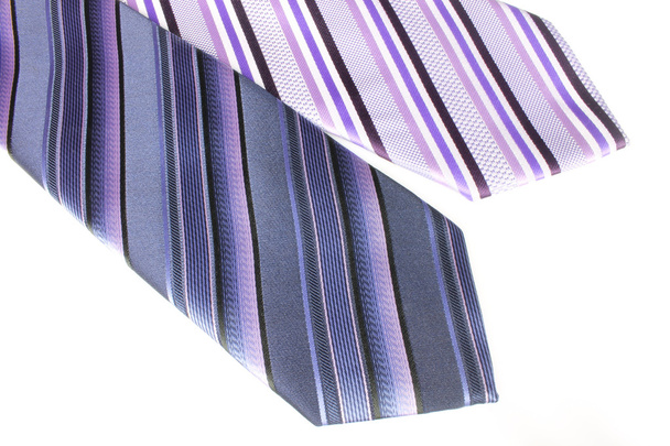 blaue und violette Krawatte - Foto, Bild