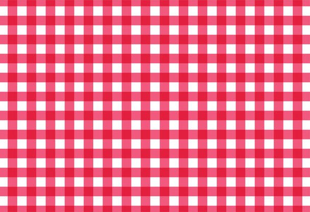 Cuadros comprobar la textura de la tela diagonal patrón sin costuras. Ilustración vectorial. (rosa) - Vector, Imagen