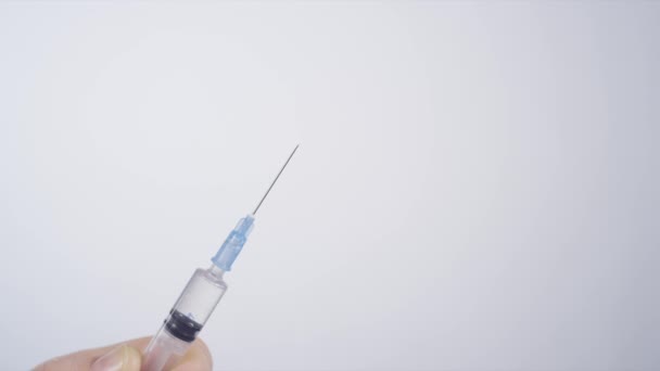 Vaccination Syringe - Footage, Video