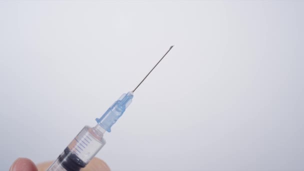 vakcinázási fecskendő - Felvétel, videó