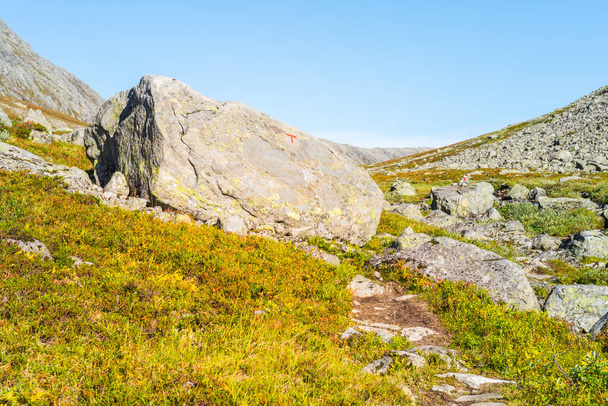 The Sunnmore mountain landscape during autumn, Norway - Photo, Image