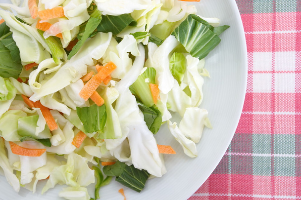 Légumes frais tranchés et hachés
 - Photo, image