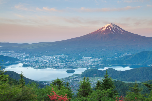 Mountain Fuji before sunrise - Photo, Image