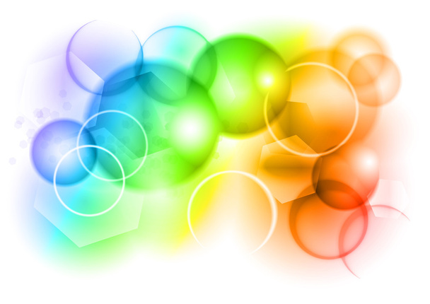 Rainbow bubble - Διάνυσμα, εικόνα