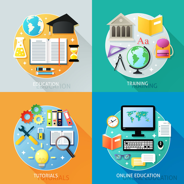Business education concept - Vector, Image