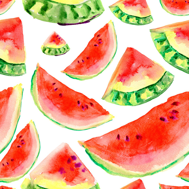 akvarell minta görögdinnye - Fotó, kép