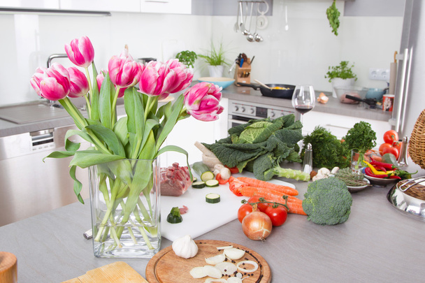 Fresh vegetables - concept for healthy lifestyle. - Foto, Imagem