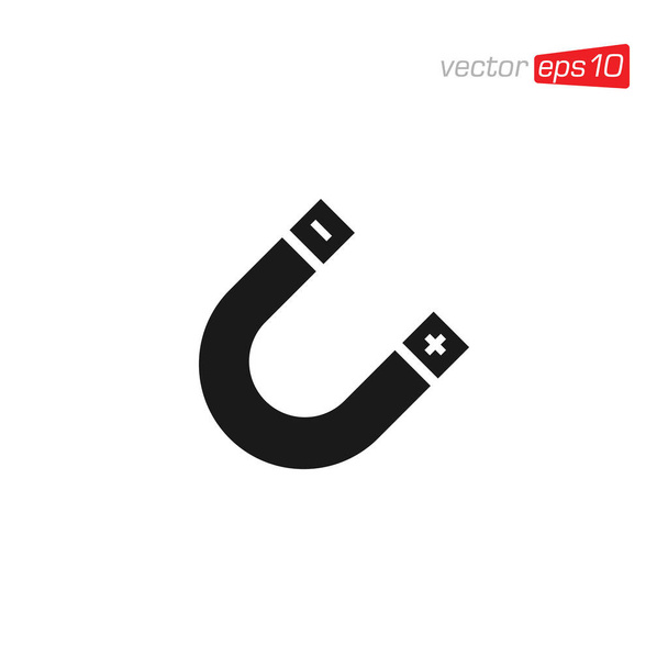 Icono de imán Diseño Vector Plantilla - Vector, Imagen