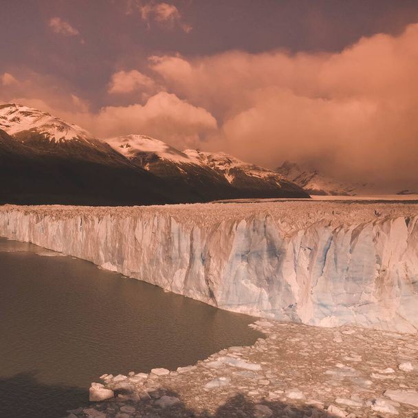 Perito Moreno Glacier, Los Glaciares National Park, Santa Cruz Province, Patagonia Argentina. - Photo, Image