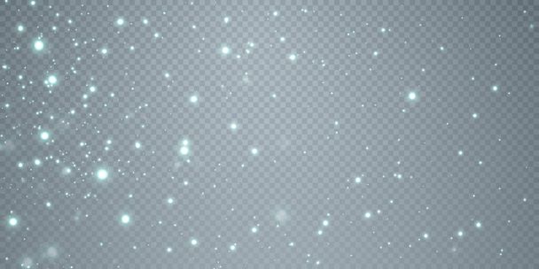 Christmas festive background of light confetti and - Vector, Image