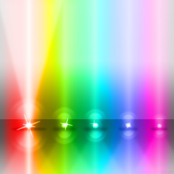 Escenario de color muestra rayos de luz y colorido
 - Foto, imagen