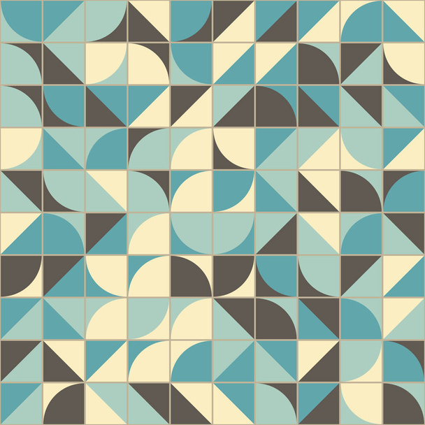 Resumen del patrón geométrico ilustración de arte computacional generativo - Vector, Imagen
