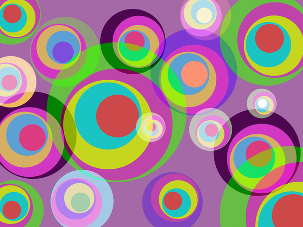 Цвет кругов представляет собой круглый абстрактный и разноцветный
 - Фото, изображение