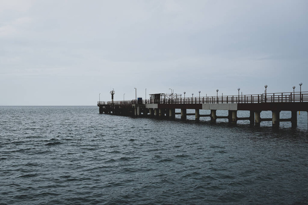 black sea old pier - Foto, imagen