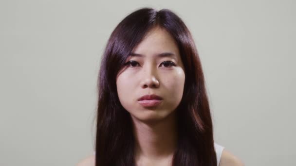 θλιβερή Ασίας έφηβος - Πλάνα, βίντεο