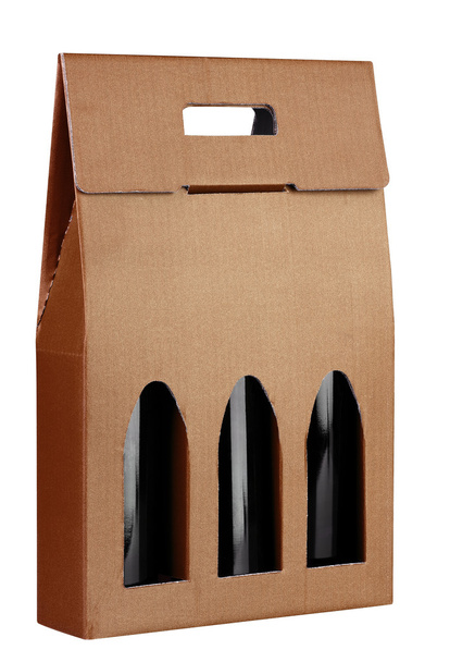 Caja regalo vino
 - Foto, Imagen