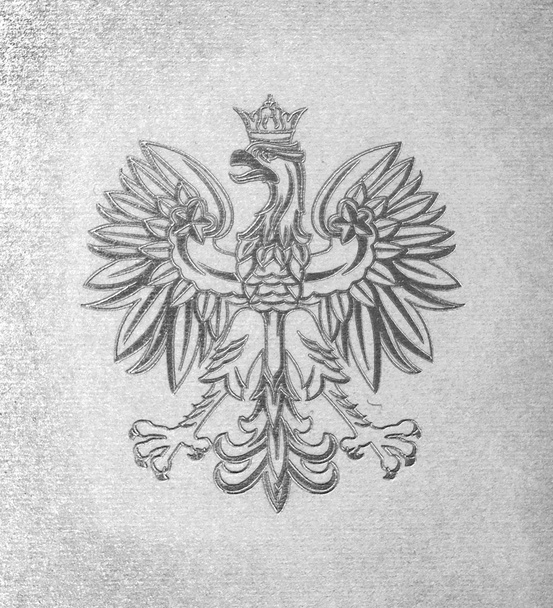 Poland Emblem - eagle with crown - Photo, Image