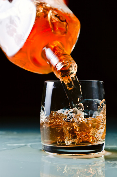 glass with whiskey - Photo, Image
