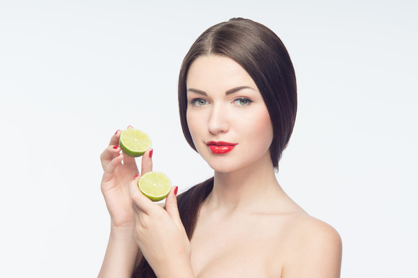 woman with fruits - Fotografie, Obrázek