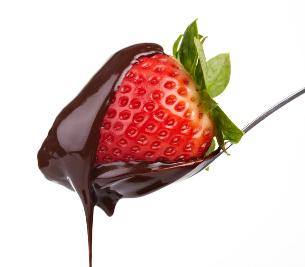 strawberry in chocolate - Zdjęcie, obraz