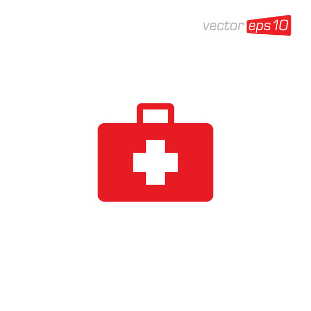 Kit de primeros auxilios Icon Design Vector - Vector, imagen