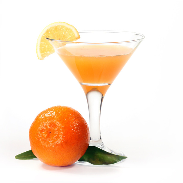 Tangerine juice and tangerine - 写真・画像