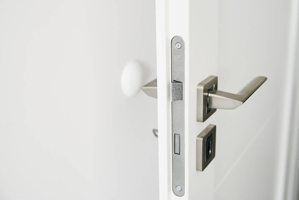 Stopper for door handle on the wall for protect from damage - Foto, Imagen