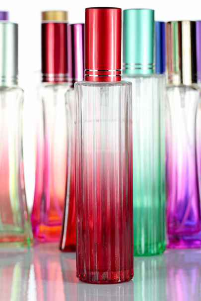 Colorful of perfume bottles. - Φωτογραφία, εικόνα