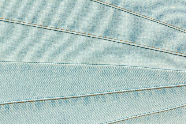 Vaqueros azules con textura de costuras
  - Foto, Imagen