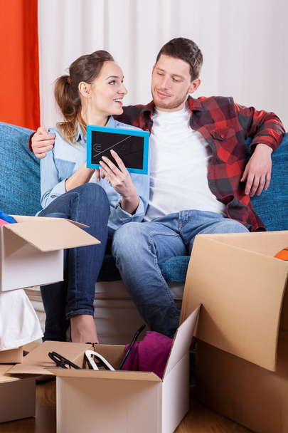 Marriage moving house - Foto, imagen