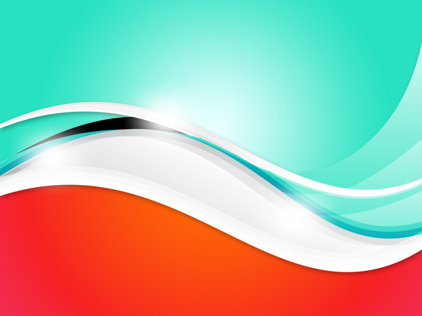 Colourful Wave Background Shows Modern Art Or Soft Effec - Photo, Image