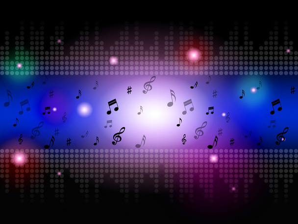 Music Background Means Classical Blues Or Roc - Photo, Image