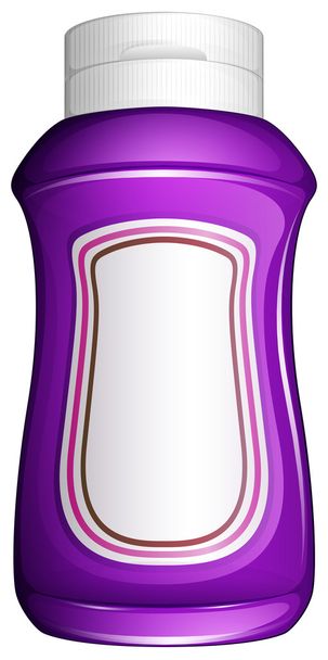 紫の汎用的なボトル - ベクター画像