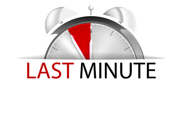 Last Minute - Vektor, Bild