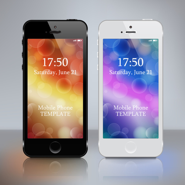 Smart phone realistic template - Вектор, зображення
