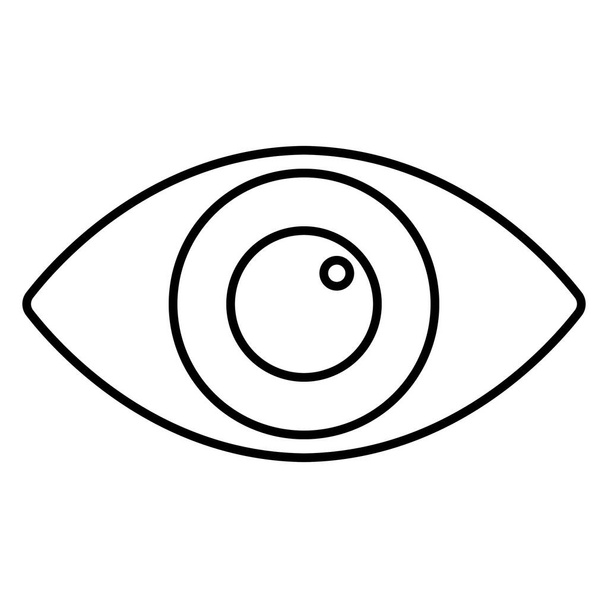 Eye Vector ikon, amely könnyen módosíthatja vagy szerkesztheti - Vektor, kép