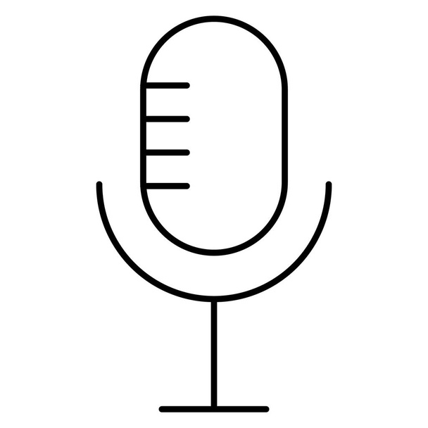 Icono del vector de micrófono que puede modificar o editar fácilmente - Vector, Imagen