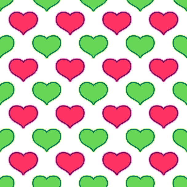 Hearts pattern - Vector, imagen